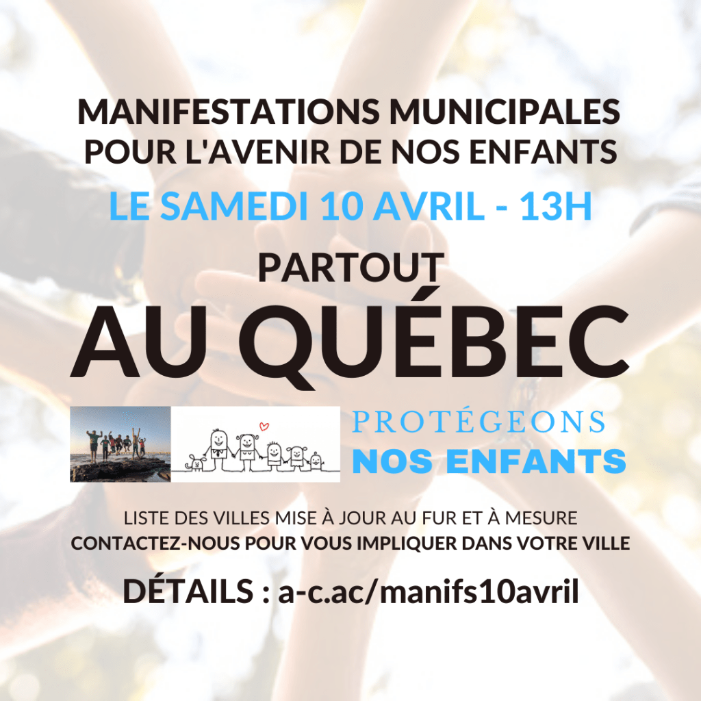 Revue de presse des manifestations du 10 avril &laquo;&nbsp;Pour l’avenir de nos enfants&nbsp;&raquo;
