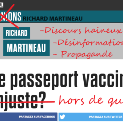 #Actions ~ Plaintes importantes : Martineau / Lagacé – Manque d’éthique&nbsp;journalistique