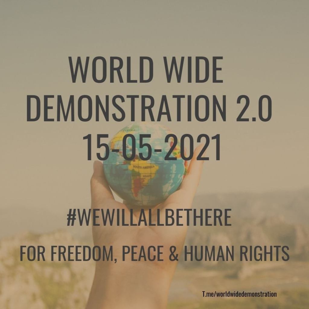 Communiquer -30- Press release #wewillallbethere World Wide Demonstration 2.0,&nbsp;4-05-2021